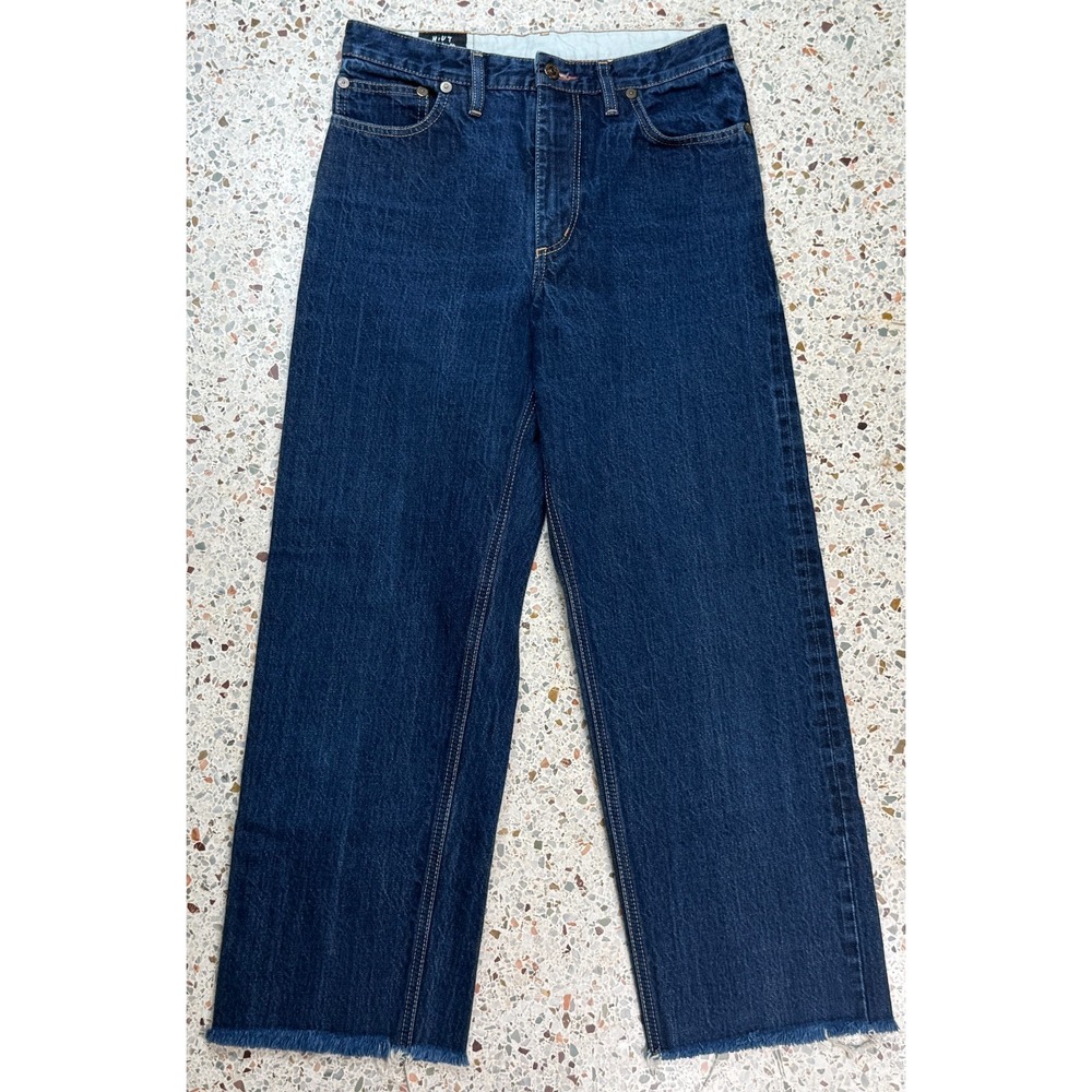 Hiut Denim Co. Peggy Japanese Selvedge Women's Raw Hem Denim Jeans Size 28x28